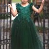 TRISH SCULLY BIANCA GOWN EMERALD
