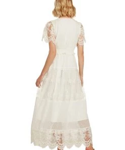 TRISH SCULLY MARJORIE MAXI DRESS WHITE WOMEN