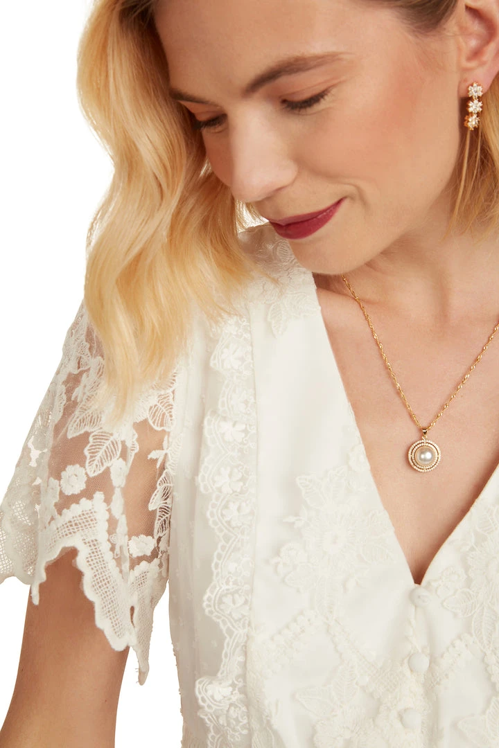 TRISH SCULLY MARJORIE MAXI DRESS WHITE WOMEN