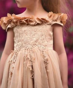 TRISH SCULLY HOME BELLE GOWN GOLD GIRLS