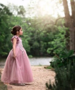 TRISH SCULLY BIANCA GOWN ROSE