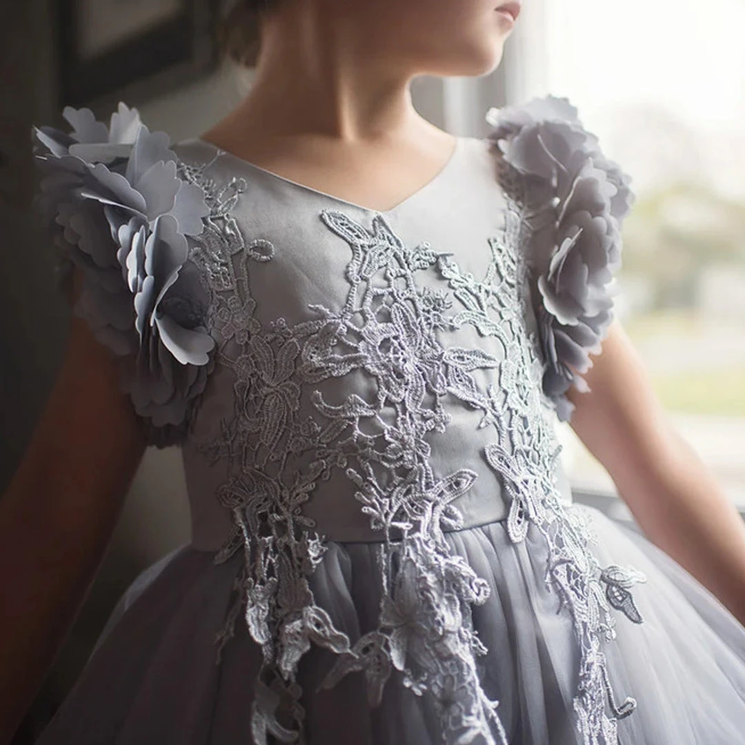 TRISH SCULLY BIANCA GOWN SILVER