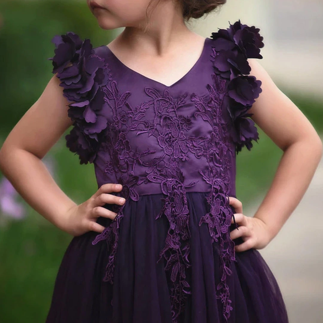 TRISH SCULLY BIANCA DRESS EGGPLANT