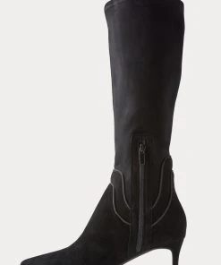 TRISH SCULLY ELEANOR SUEDE BOOT BLACK