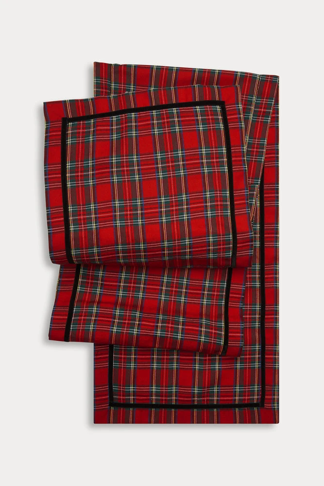 TRISH SCULLY ROYAL STEWART TARTAN TABLE RUNNER HOME