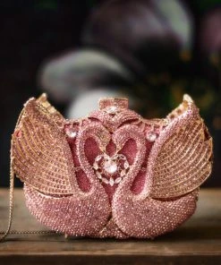 TRISH SCULLY EL FLAMENCO PAVE CLUTCH