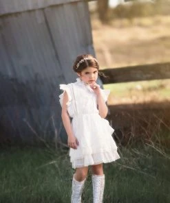 TRISH SCULLY Shop All Girls Apparel GRAMERCY BOOT WHITE