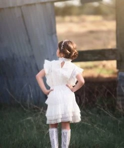 TRISH SCULLY Shop All Girls Apparel GRAMERCY BOOT WHITE