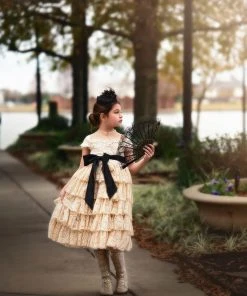 TRISH SCULLY GRAMERCY BOOT GOLD Shop All Girls Apparel