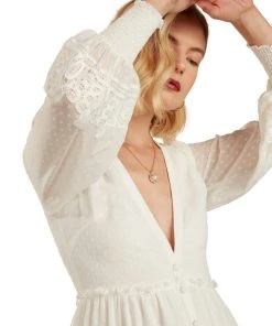 TRISH SCULLY SOFIA MAXI DRESS WHITE