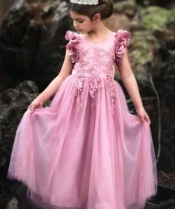 TRISH SCULLY BIANCA GOWN ROSE