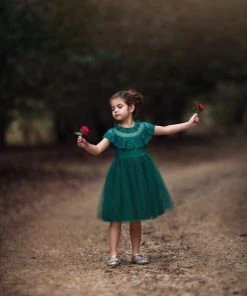 TRISH SCULLY GIOVANNA DRESS EMERALD