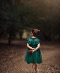 TRISH SCULLY GIOVANNA DRESS EMERALD