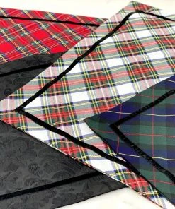 TRISH SCULLY STEWART TARTAN PLACEMAT SET OF 4