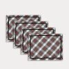 TRISH SCULLY STEWART TARTAN PLACEMAT SET OF 4