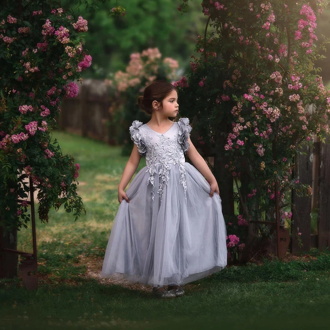 TRISH SCULLY BIANCA GOWN SILVER