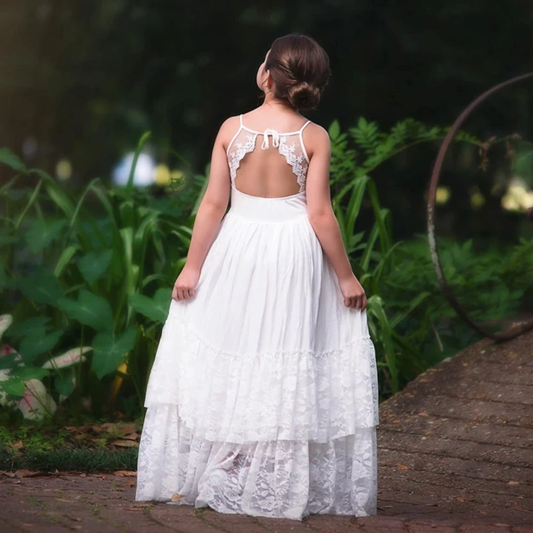 TRISH SCULLY ALEXANDRA MAXI DRESS WHITE