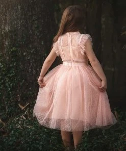 TRISH SCULLY HOME CLARISSA DRESS PEACHY PINK