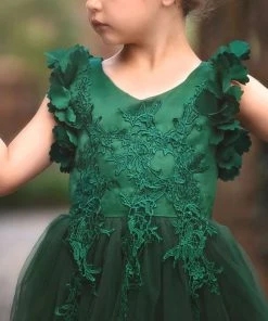 TRISH SCULLY BIANCA GOWN EMERALD