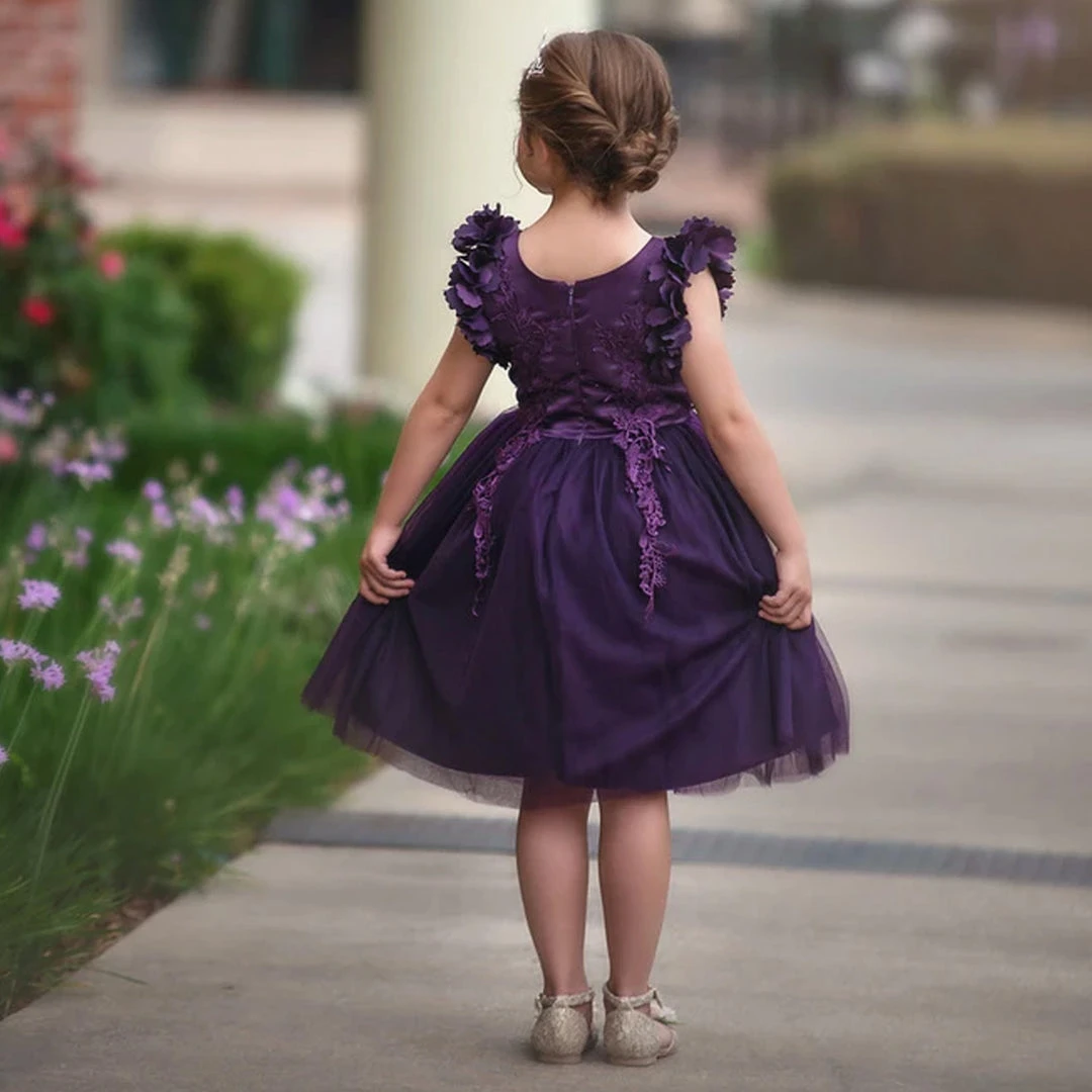 TRISH SCULLY BIANCA DRESS EGGPLANT