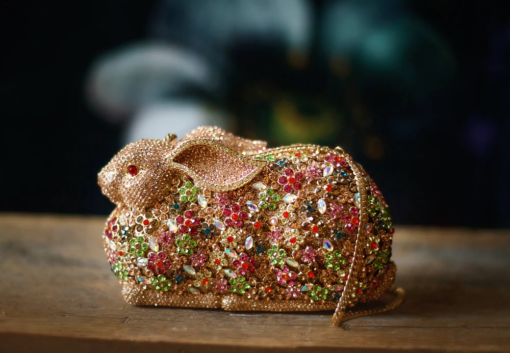 TRISH SCULLY HOME CONEJA JEWELED CLUTCH Mother's Day Gift Guide