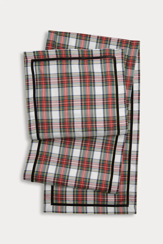 TRISH SCULLY HOME STEWART TARTAN TABLE RUNNER