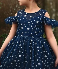 TRISH SCULLY ETOILE DRESS NAVY