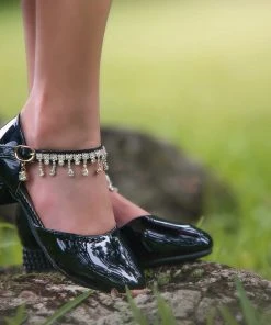 TRISH SCULLY Shoes MISS RODEO SHOE BLACK PATENT