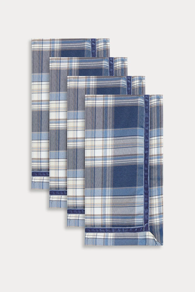TRISH SCULLY HOME WHITEHALL NAPKIN SET OF 4