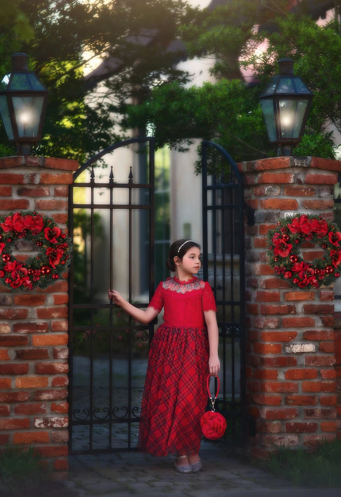 TRISH SCULLY HOME Spring/Summer 2022 HARMONY GOWN STEWART TARTAN