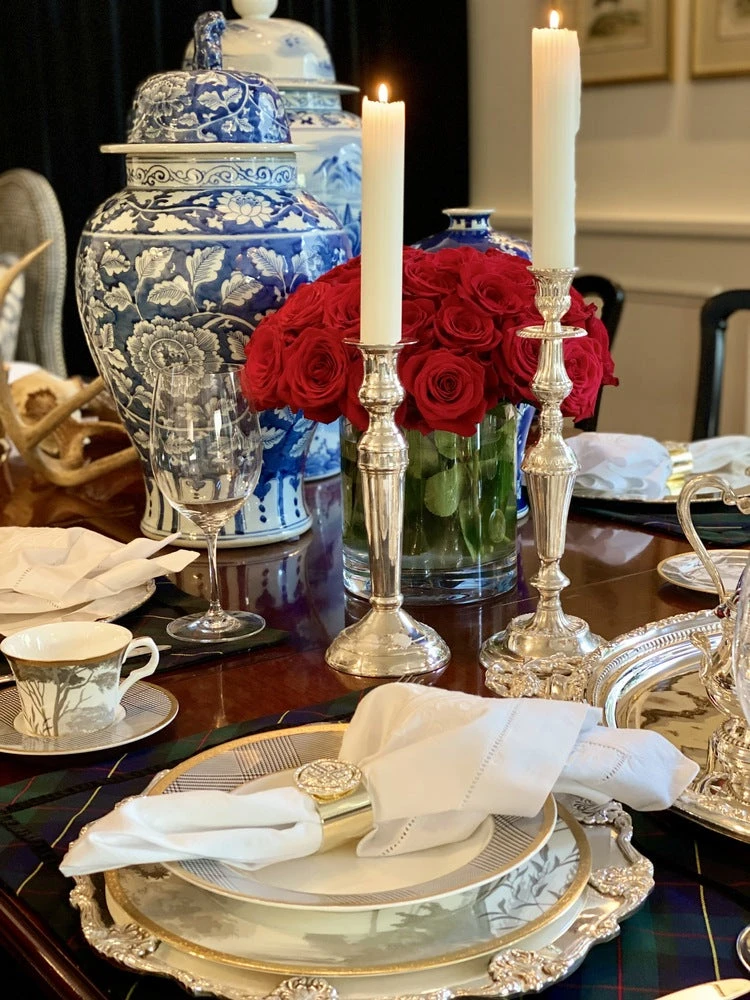 TRISH SCULLY SILVER PLATED ST. JAMES CHARGER PLATE HOME