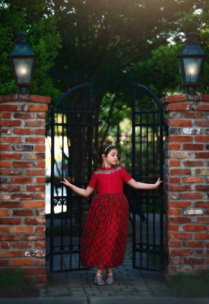 TRISH SCULLY HOME Spring/Summer 2022 HARMONY GOWN STEWART TARTAN