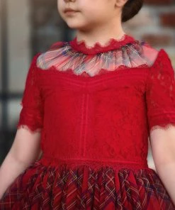 TRISH SCULLY HOME Spring/Summer 2022 HARMONY GOWN STEWART TARTAN