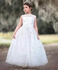 TRISH SCULLY HOME ANTOINETTE GOWN WHITE