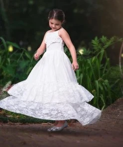 TRISH SCULLY ALEXANDRA MAXI DRESS WHITE