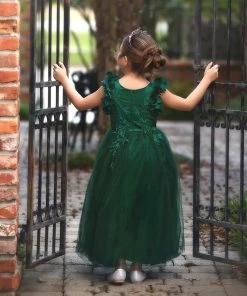 TRISH SCULLY BIANCA GOWN EMERALD