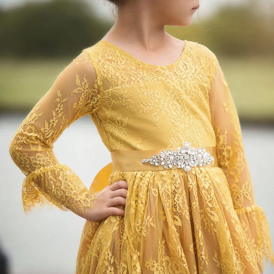 TRISH SCULLY AINSLEY DRESS & BELT SET TURMERIC