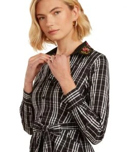 TRISH SCULLY HOME WOMEN TRACY DRESS BLACK