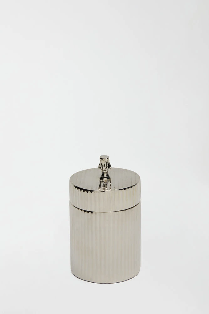 TRISH SCULLY SILVER PLATED WREN VOTIVE BOX
