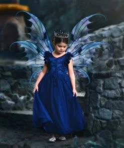 TRISH SCULLY BIANCA GOWN NAVY GIRLS