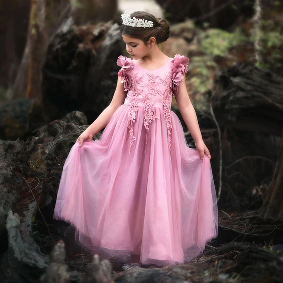 TRISH SCULLY BIANCA GOWN ROSE