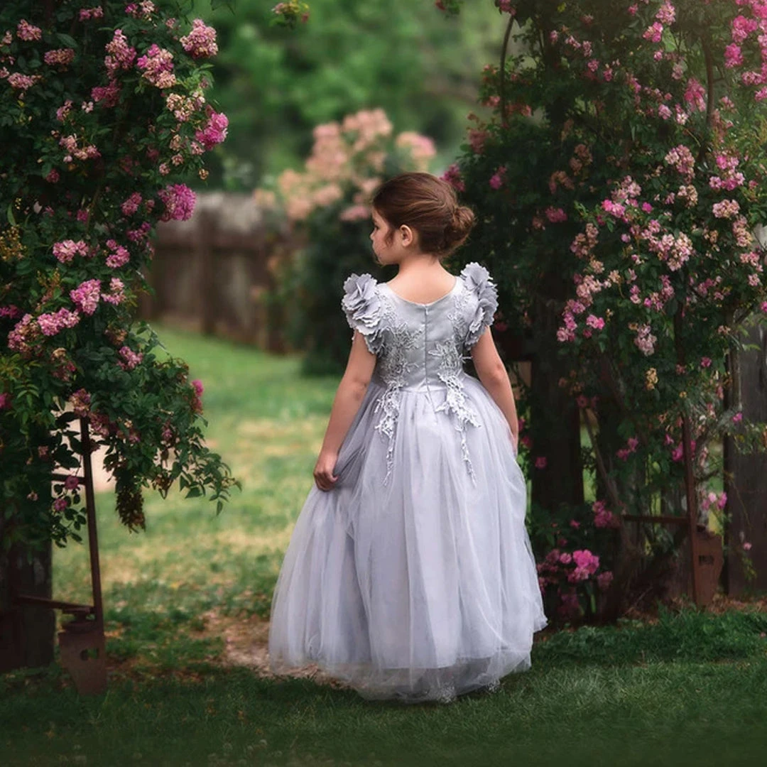 TRISH SCULLY BIANCA GOWN SILVER