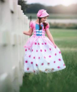 TRISH SCULLY BO PEEP GOWN & BONNET SET