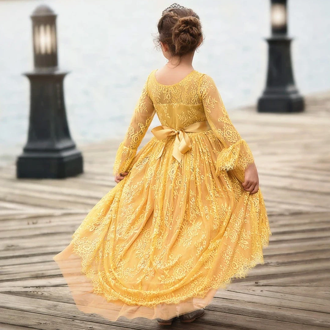 TRISH SCULLY AINSLEY DRESS & BELT SET TURMERIC