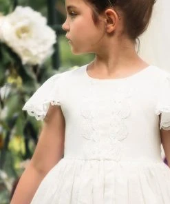 TRISH SCULLY ELLA GOWN WHITE GIRLS