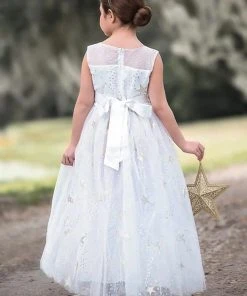 TRISH SCULLY HOME ANTOINETTE GOWN WHITE