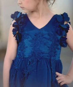 TRISH SCULLY BIANCA DRESS NAVY