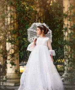 TRISH SCULLY JOSEPHINE GOWN WHITE