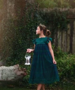 TRISH SCULLY ADRIANA DRESS BLACK WATCH TARTAN Spring/Summer 2022