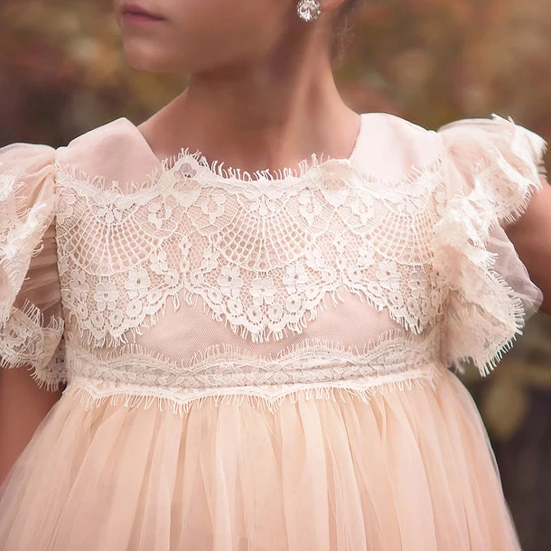 TRISH SCULLY ADRIANA DRESS BUTTERSCOTCH